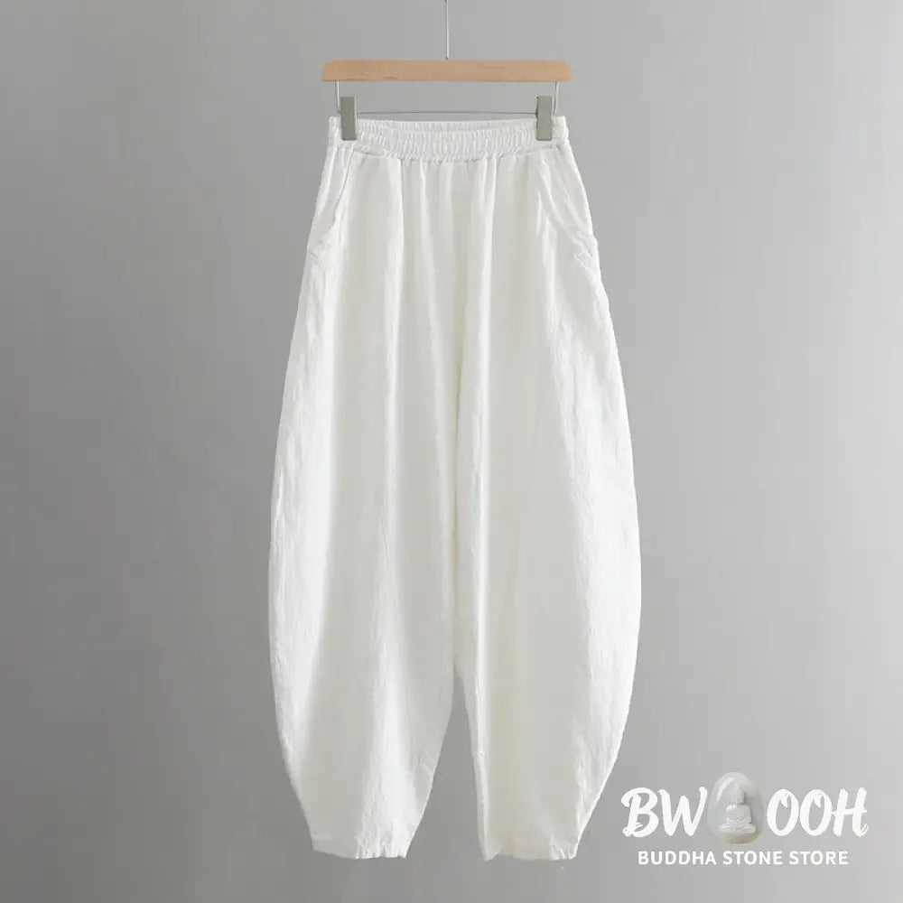 BWOOOH printed harem pants - Solid Color Loose Yoga Harem Pants With 