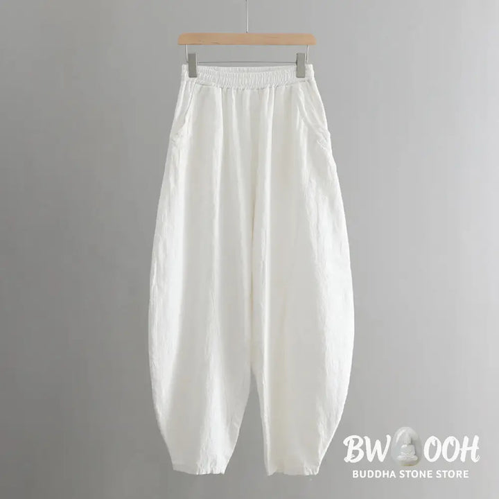 BWOOOH printed harem pants - Solid Color Loose Yoga Harem Pants With 