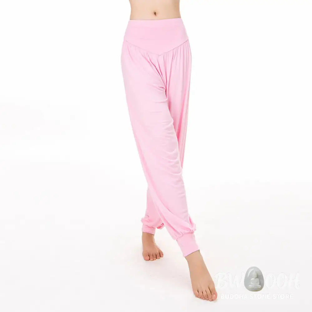 BWOOOH printed harem pants - Solid Color Yoga Dance Long Harem Pants
