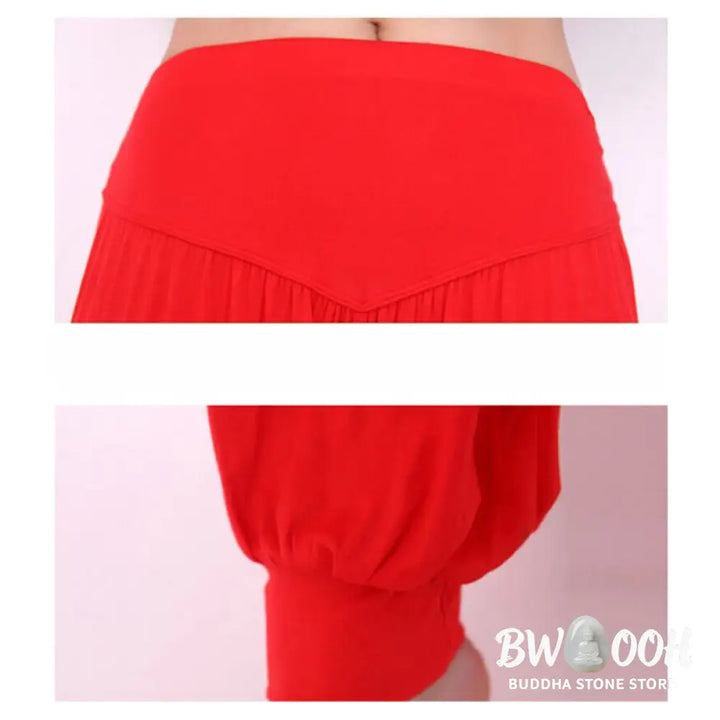 BWOOOH printed harem pants - Solid Color Yoga Dance Long Harem Pants