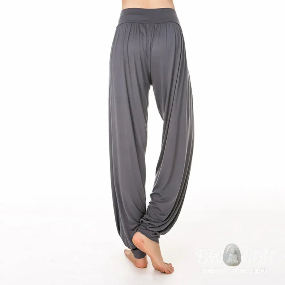 BWOOOH printed harem pants - Solid Color Yoga Dance Long Harem Pants