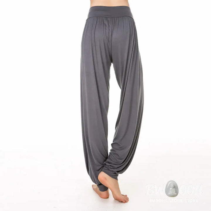 BWOOOH printed harem pants - Solid Color Yoga Dance Long Harem Pants