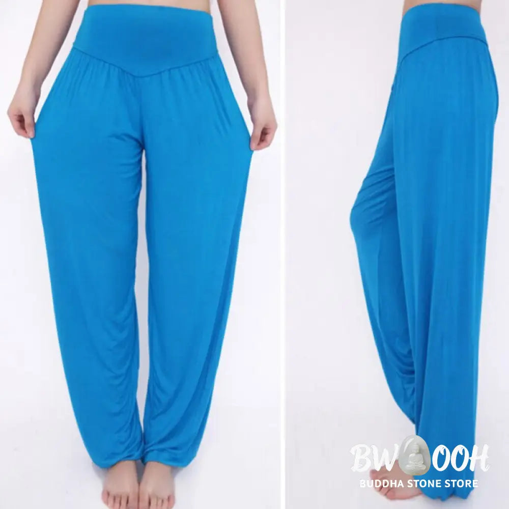 BWOOOH printed harem pants - Solid Color Yoga Dance Long Harem Pants