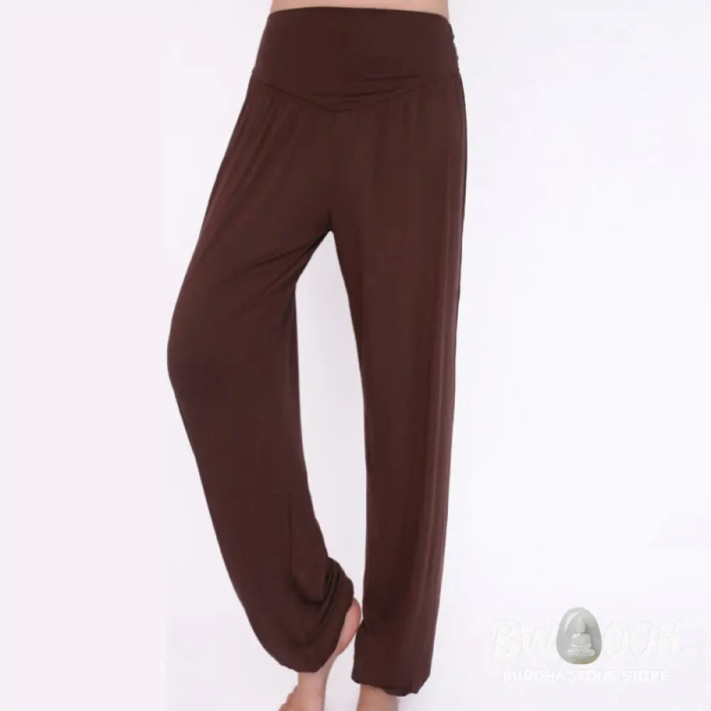 BWOOOH printed harem pants - Solid Color Yoga Dance Long Harem Pants