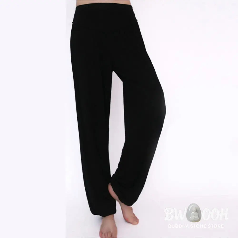 BWOOOH printed harem pants - Solid Color Yoga Dance Long Harem Pants