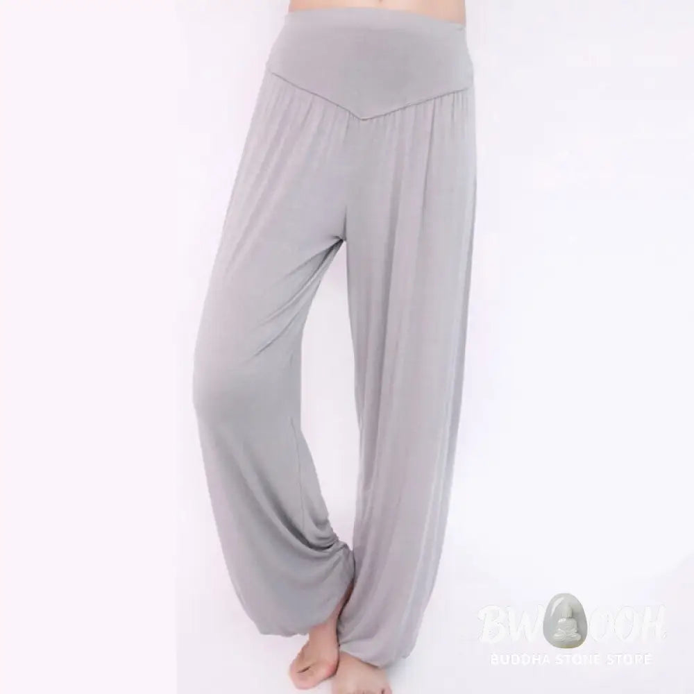 BWOOOH printed harem pants - Solid Color Yoga Dance Long Harem Pants