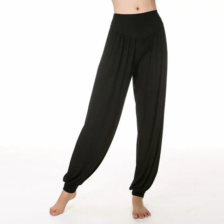 BWOOOH printed harem pants - Solid Color Yoga Dance Long Harem Pants