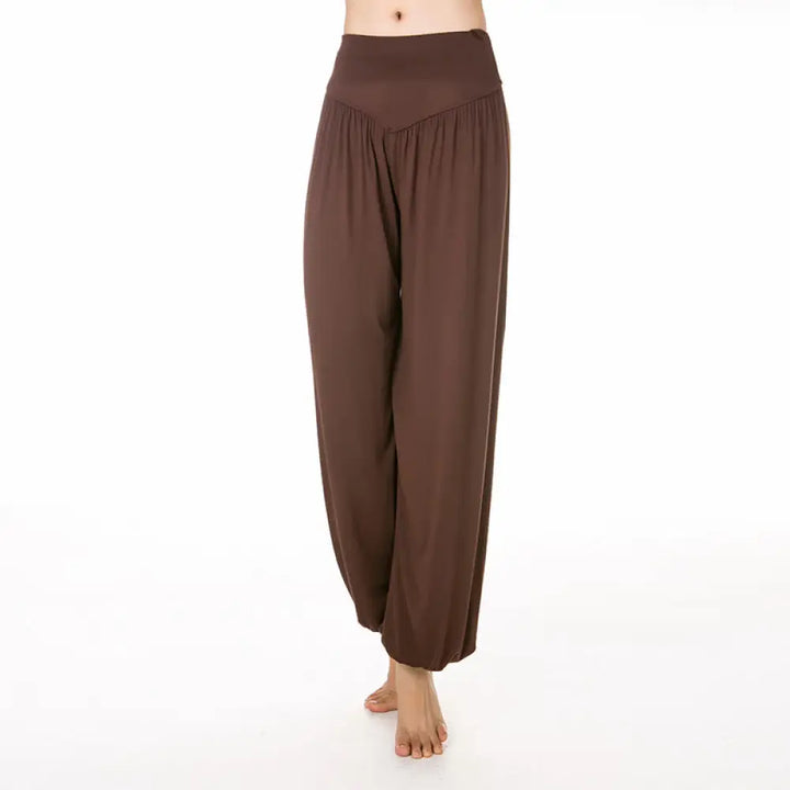 BWOOOH printed harem pants - Solid Color Yoga Dance Long Harem Pants