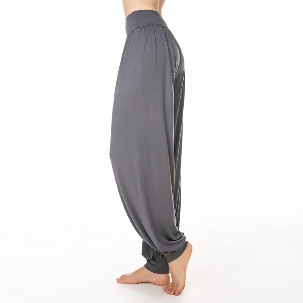 BWOOOH printed harem pants - Solid Color Yoga Dance Long Harem Pants