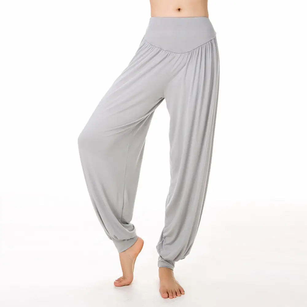 BWOOOH printed harem pants - Solid Color Yoga Dance Long Harem Pants