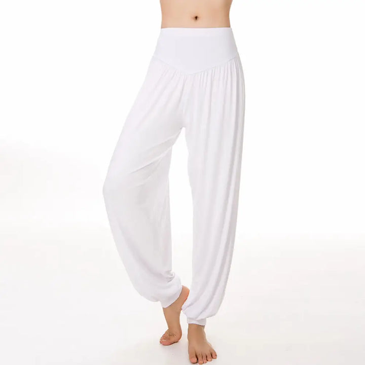 BWOOOH printed harem pants - Solid Color Yoga Dance Long Harem Pants