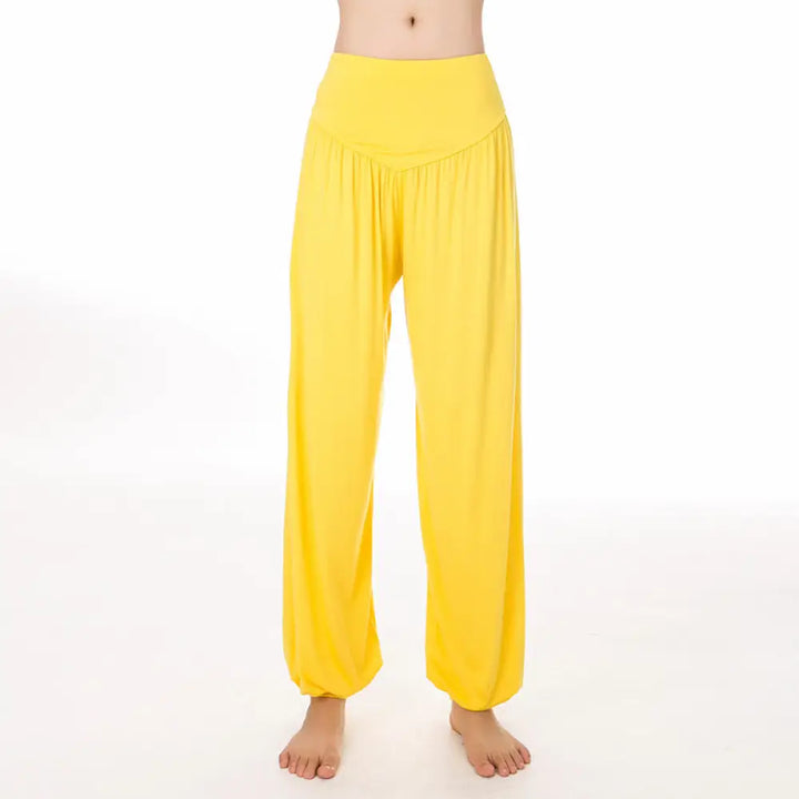 BWOOOH printed harem pants - Solid Color Yoga Dance Long Harem Pants