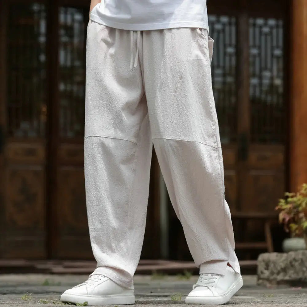 BWOOOH printed yoga pants - Solid Drawstring Men&