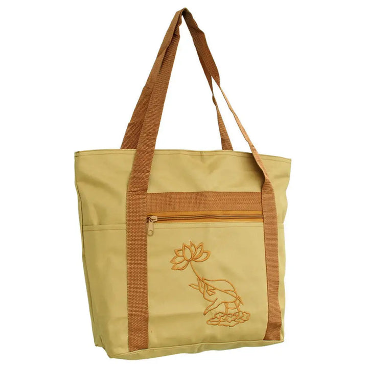 BWOOOH Spiritual Mind Practice Lotus Embroidery Pattern C