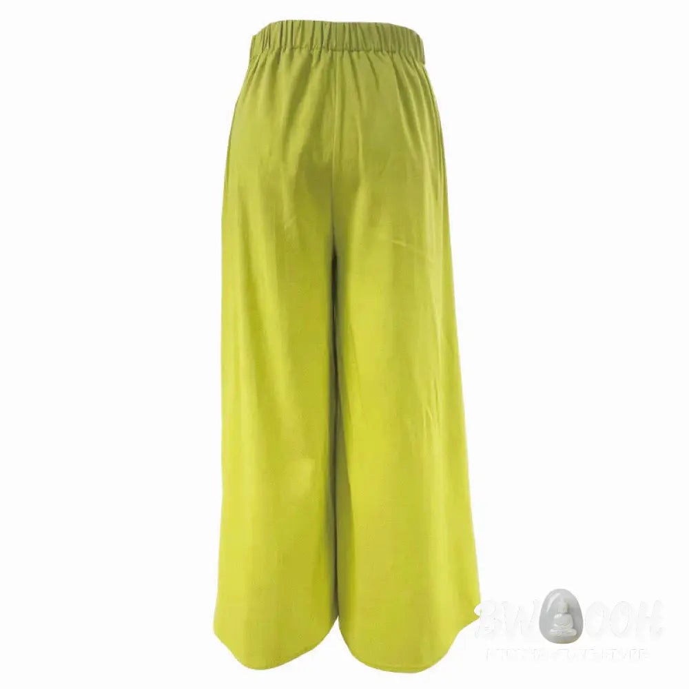 BWOOOH printed wide-leg yoga pants - Spring Casual Retro Plain Drawstring Wom