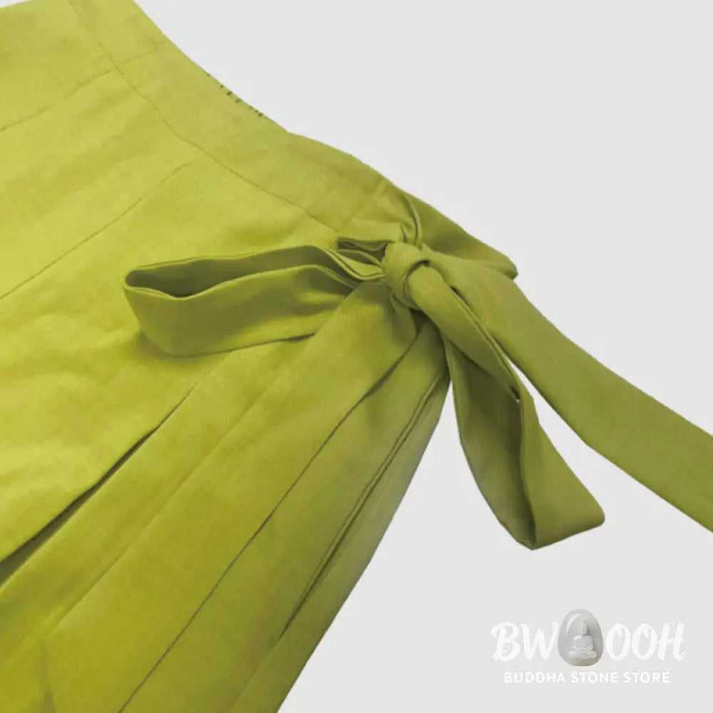 BWOOOH printed wide-leg yoga pants - Spring Casual Retro Plain Drawstring Wom