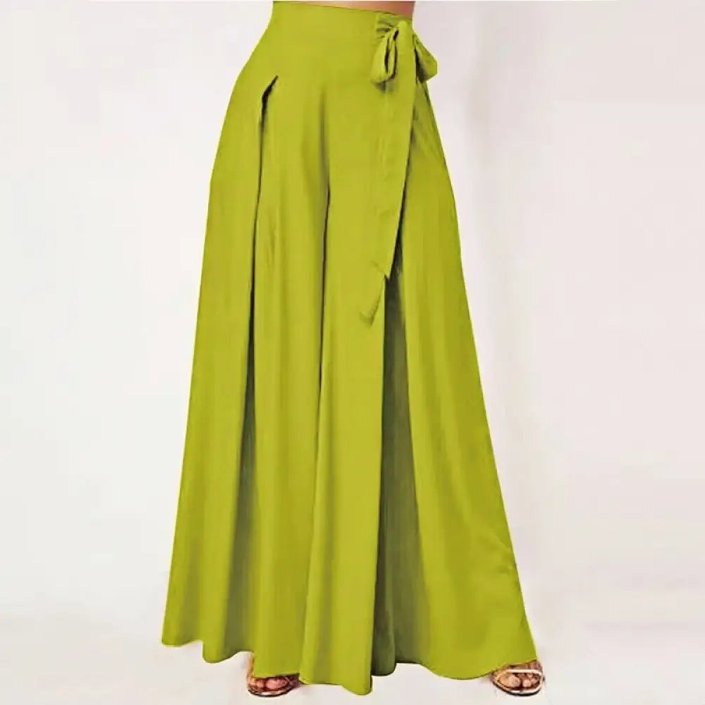 BWOOOH printed wide-leg yoga pants - Spring Casual Retro Plain Drawstring Wom
