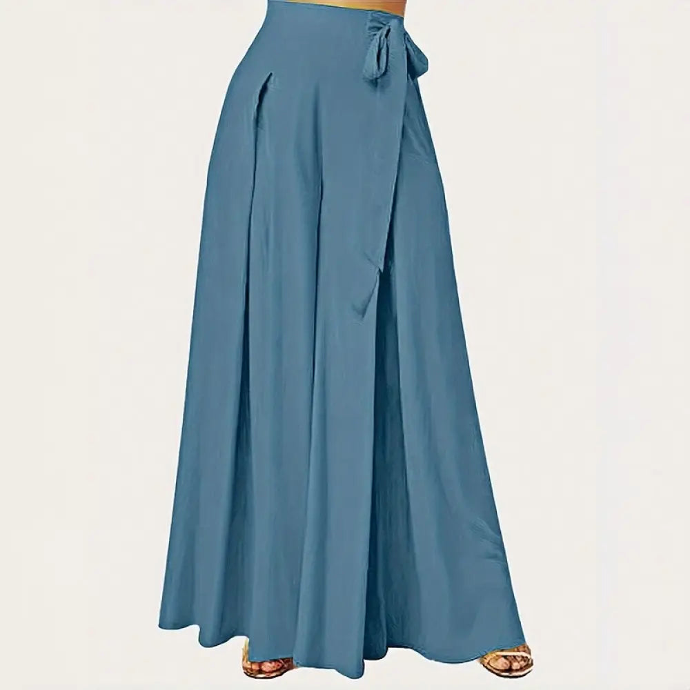 BWOOOH printed wide-leg yoga pants - Spring Casual Retro Plain Drawstring Wom