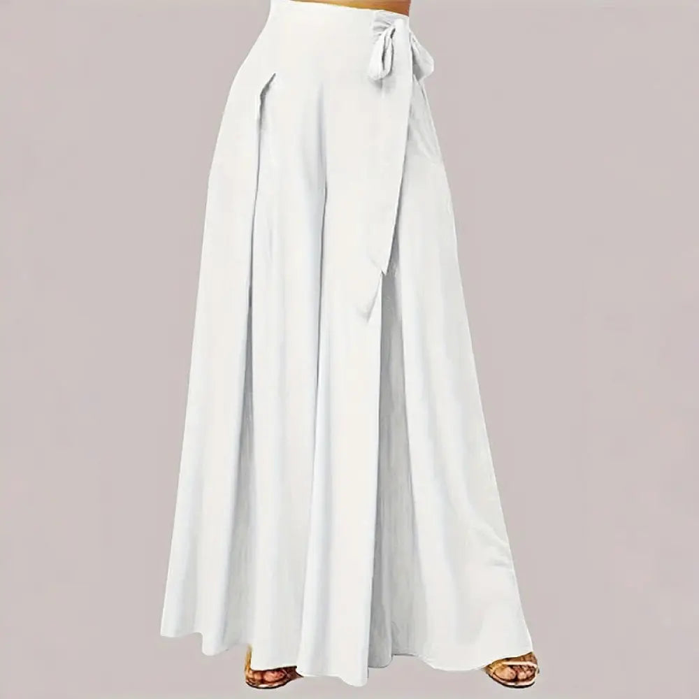 BWOOOH printed wide-leg yoga pants - Spring Casual Retro Plain Drawstring Wom
