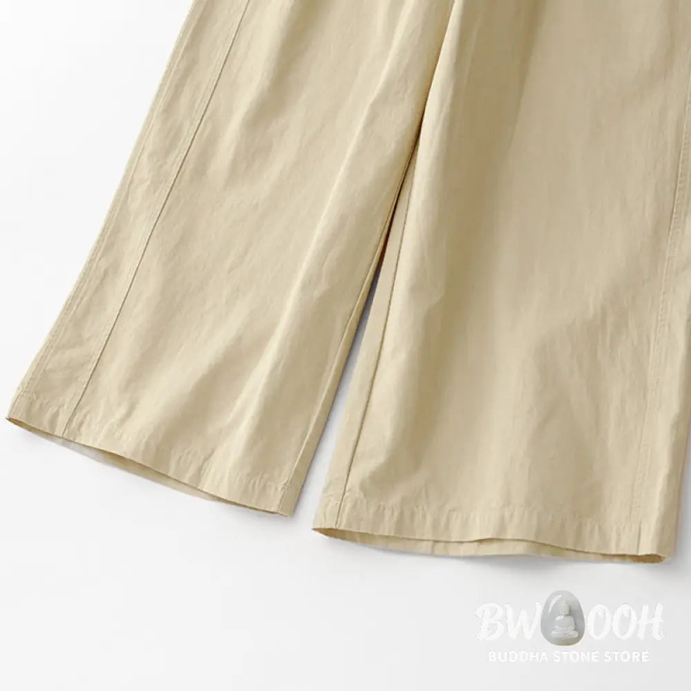 BWOOOH printed wide-leg yoga pants - Spring Commute Solid Color High Waist Wo