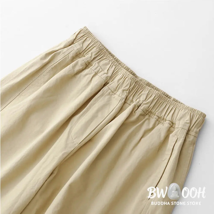 BWOOOH printed wide-leg yoga pants - Spring Commute Solid Color High Waist Wo