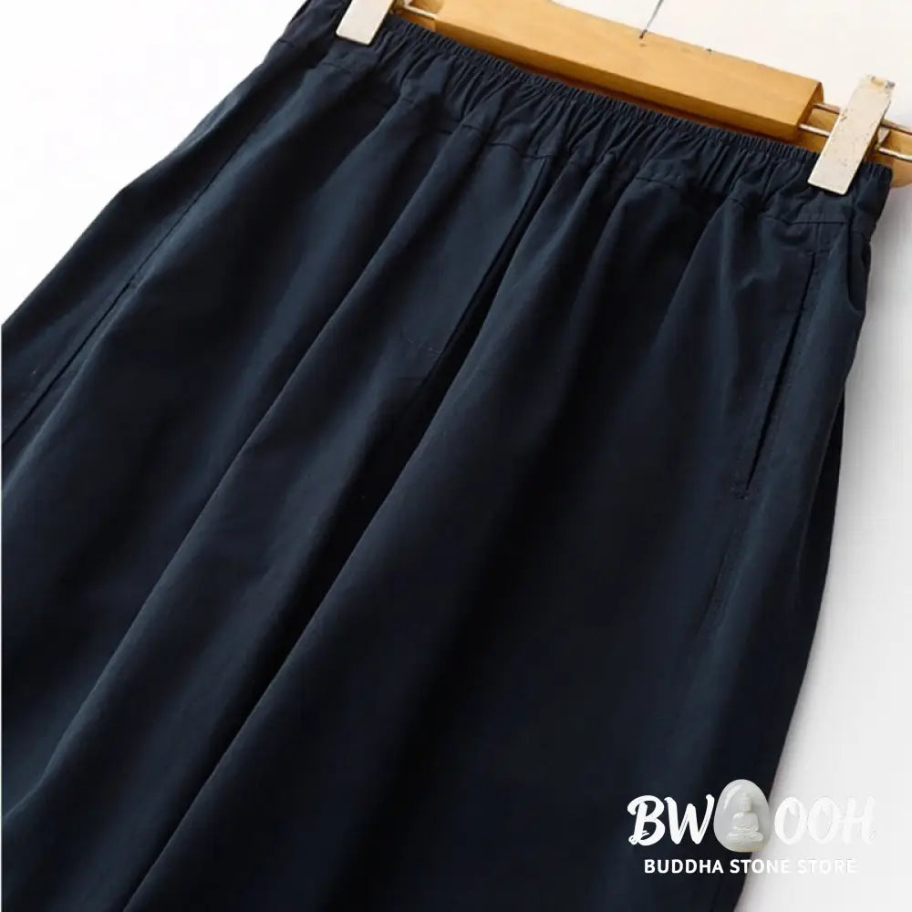 BWOOOH printed wide-leg yoga pants - Spring Commute Solid Color High Waist Wo