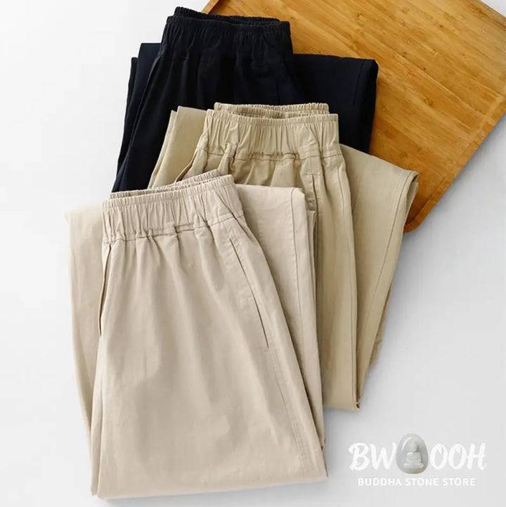 BWOOOH printed wide-leg yoga pants - Spring Commute Solid Color High Waist Wo