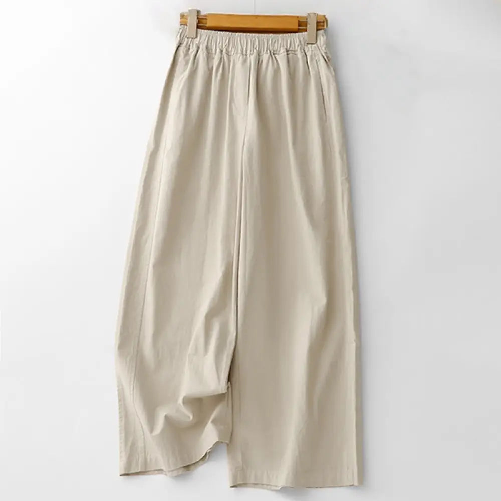 BWOOOH printed wide-leg yoga pants - Spring Commute Solid Color High Waist Wo