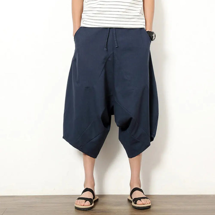 BWOOOH printed wide-leg yoga pants - Spring Plain Simple Patchwork Design Dra