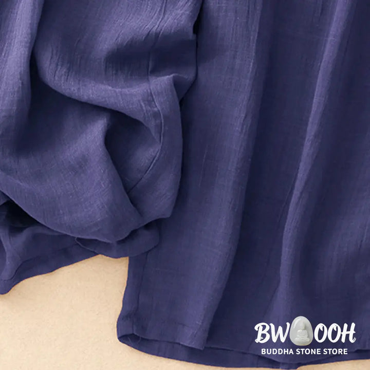 BWOOOH printed wide-leg yoga pants - Spring Pure Color Drawstring Double Laye