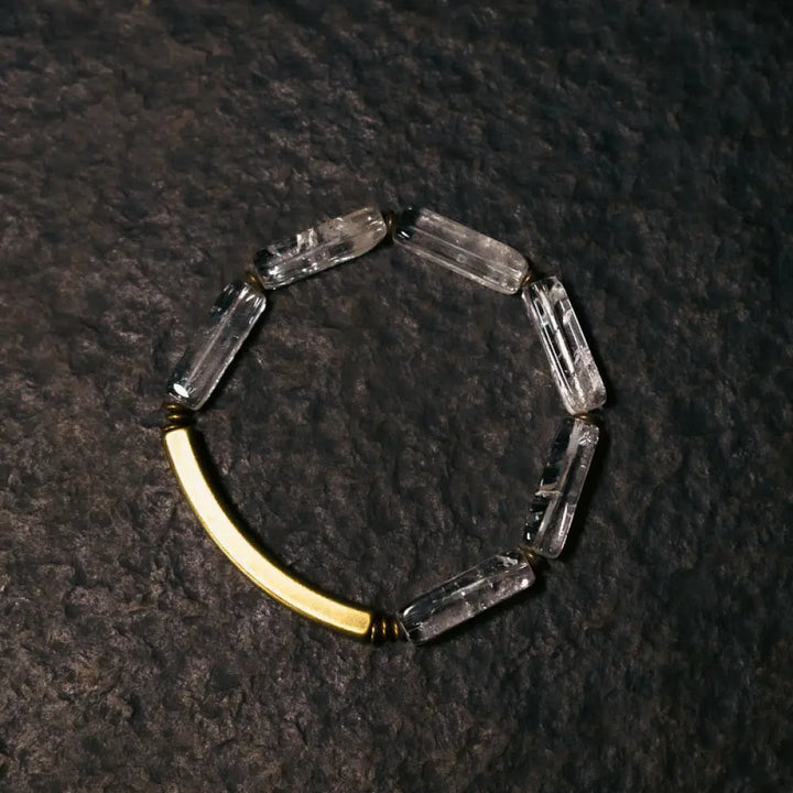 BWOOOH Square White Crystal Copper Luck Healing Bracelet - BWOOOH - Bracelet