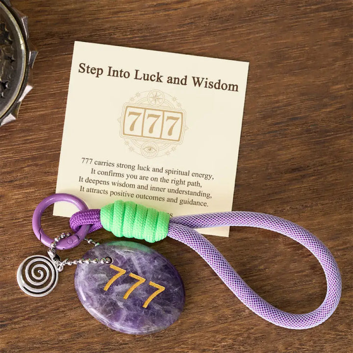 BWOOOH "Step Into Luck and Wisdom" 777 Angel Number Natur