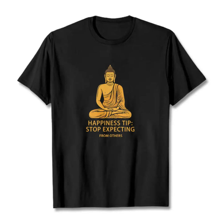 BWOOOH printed yoga pants - Stop Expecting From others Buddha Tee T-