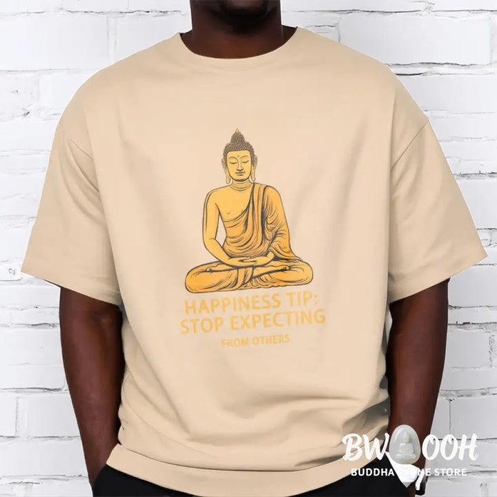 Buddha Stones Stop Expecting From others Buddha Tee T-shirt - T-Shirts