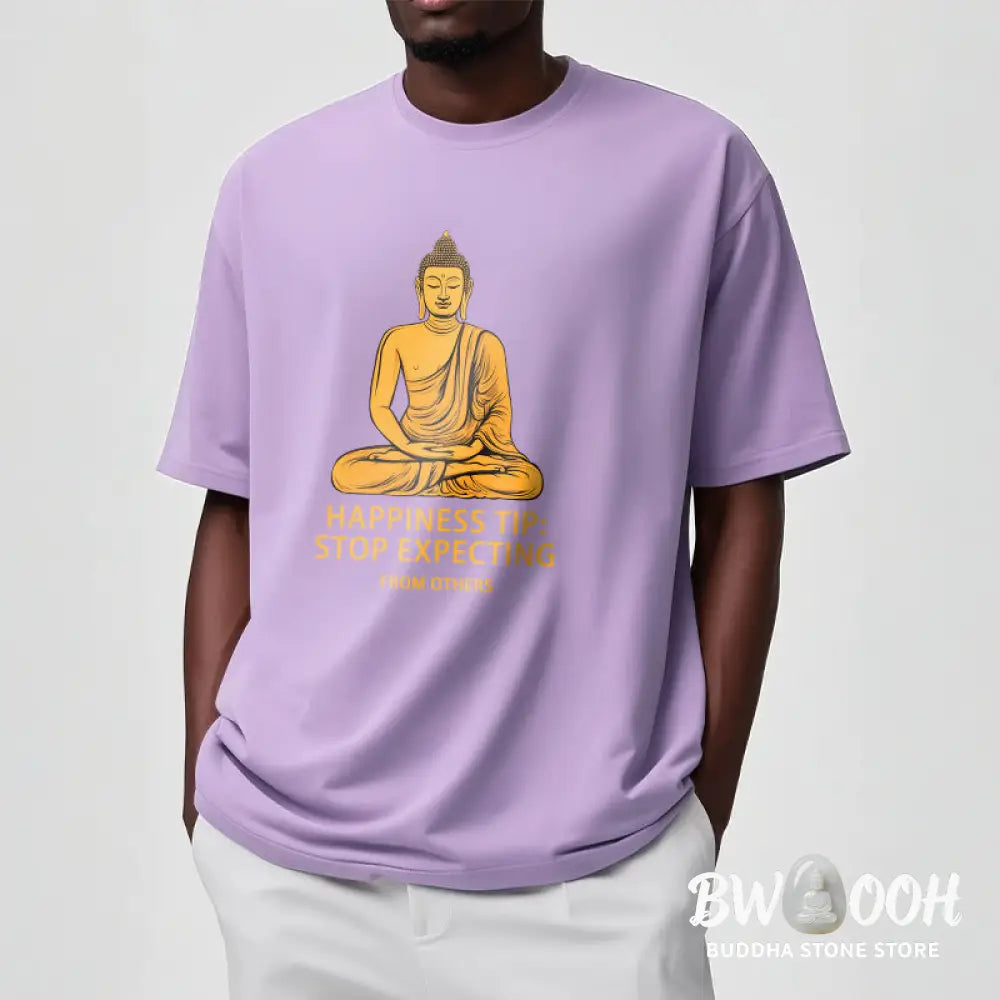 Buddha Stones Stop Expecting From others Buddha Tee T-shirt - T-Shirts