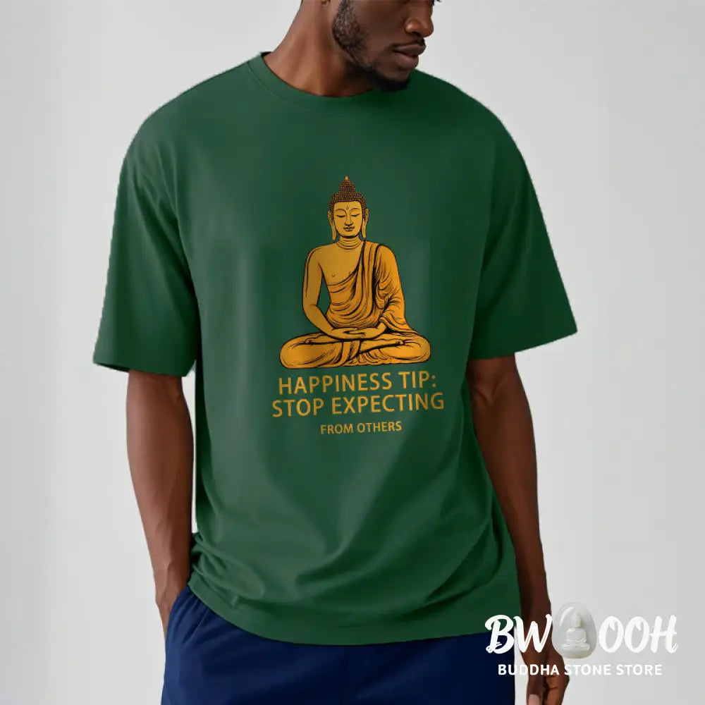 Buddha Stones Stop Expecting From others Buddha Tee T-shirt - T-Shirts