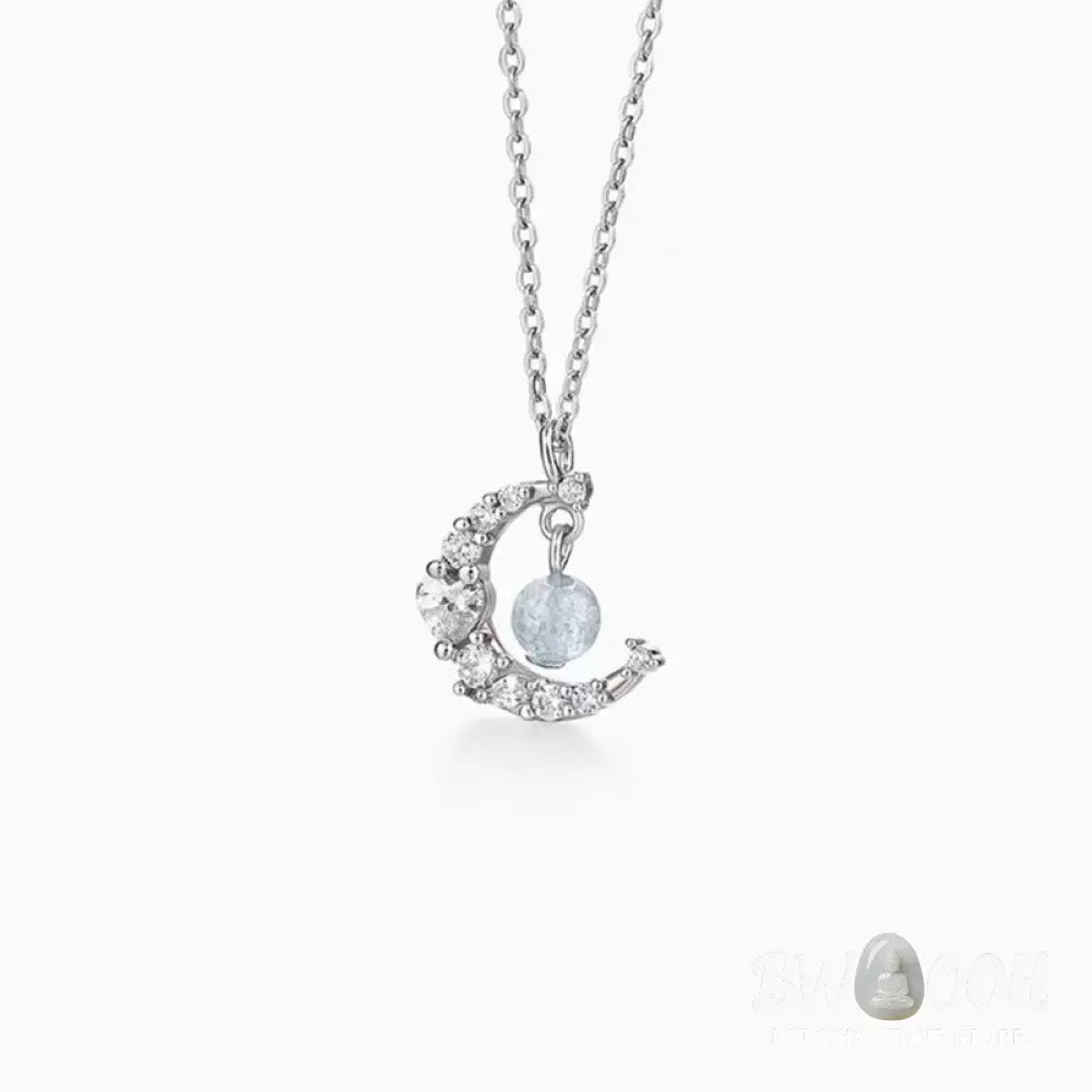 Buddha Stones Strawberry Quartz Blue Crystal Love Healing Necklace - BWOOOH - Necklaces &amp; Pendants