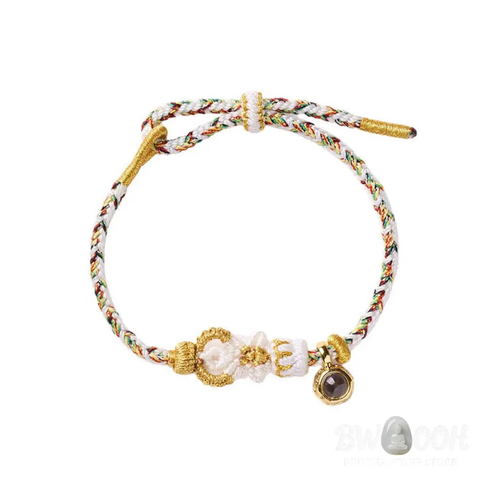 Buddha Stones String Projection Stone Hand-woven Buddha Knots Connection Bracelet - Bracelet