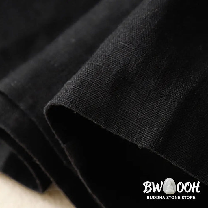 Buddha Stones Summer Casual Buttons Plain Cotton Women’s Shorts With Pockets - Women’s Shorts