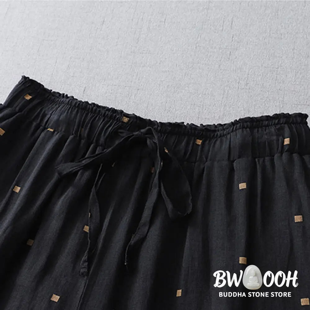 BWOOOH printed wide-leg yoga pants - Summer Casual Polka Dot Pattern Design C