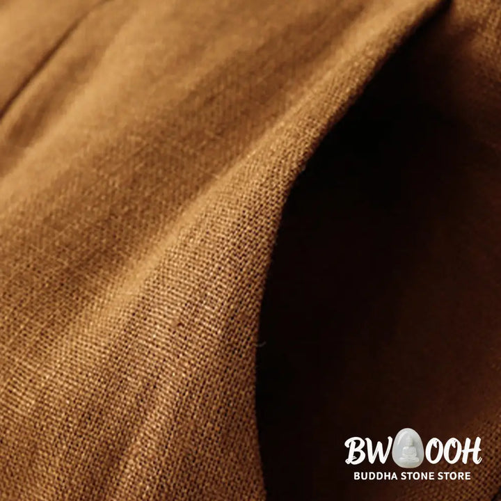 BWOOOH printed wide-leg yoga pants - Summer Casual Simple Design Linen Women&