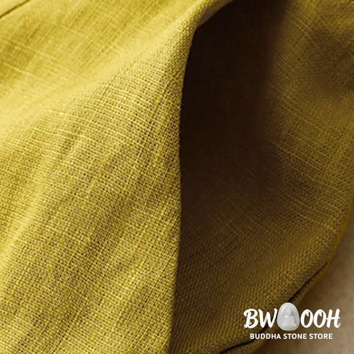 BWOOOH printed wide-leg yoga pants - Summer Casual Simple Design Linen Women&