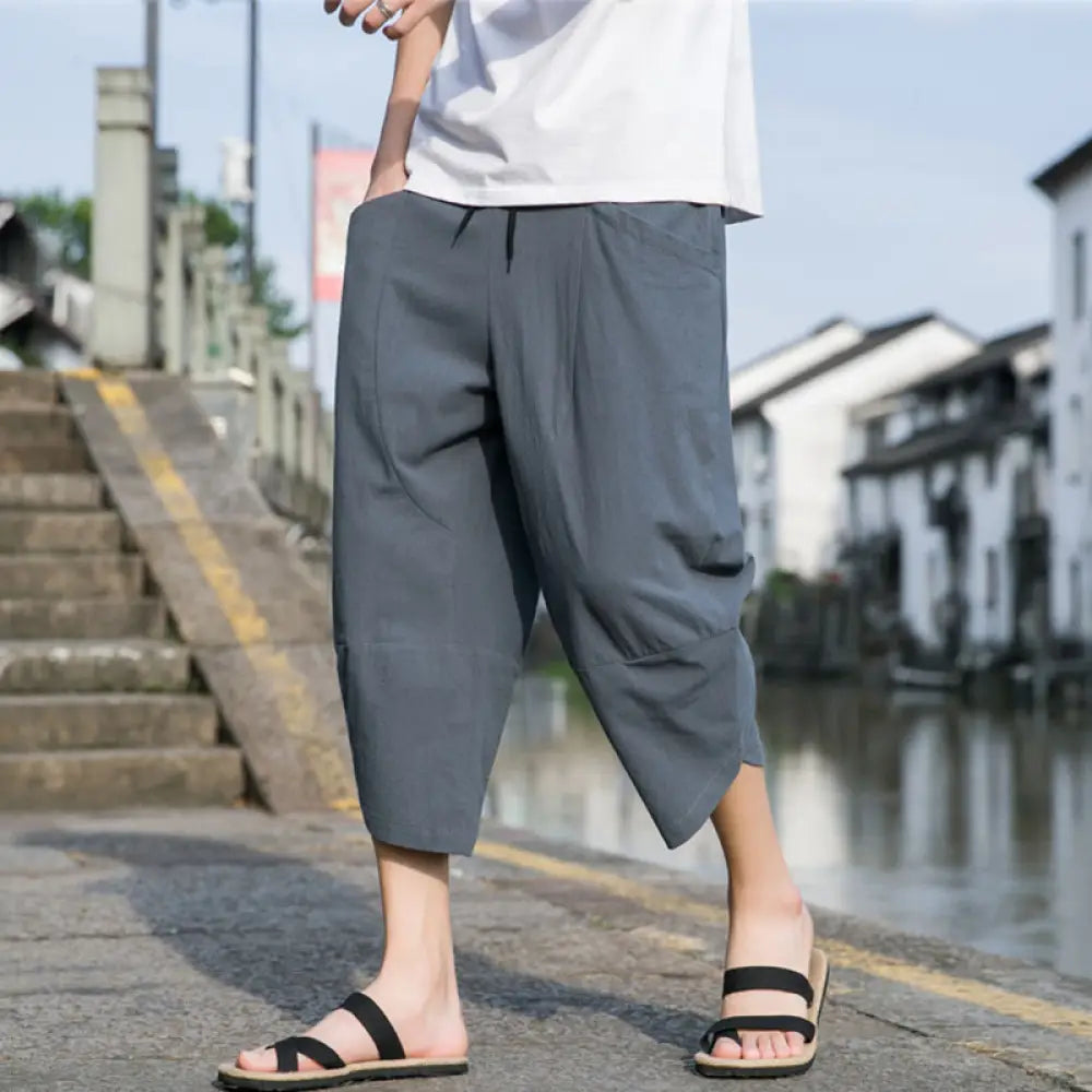 BWOOOH printed yoga pants - Summer Casual Simple Plain Tapered Desig