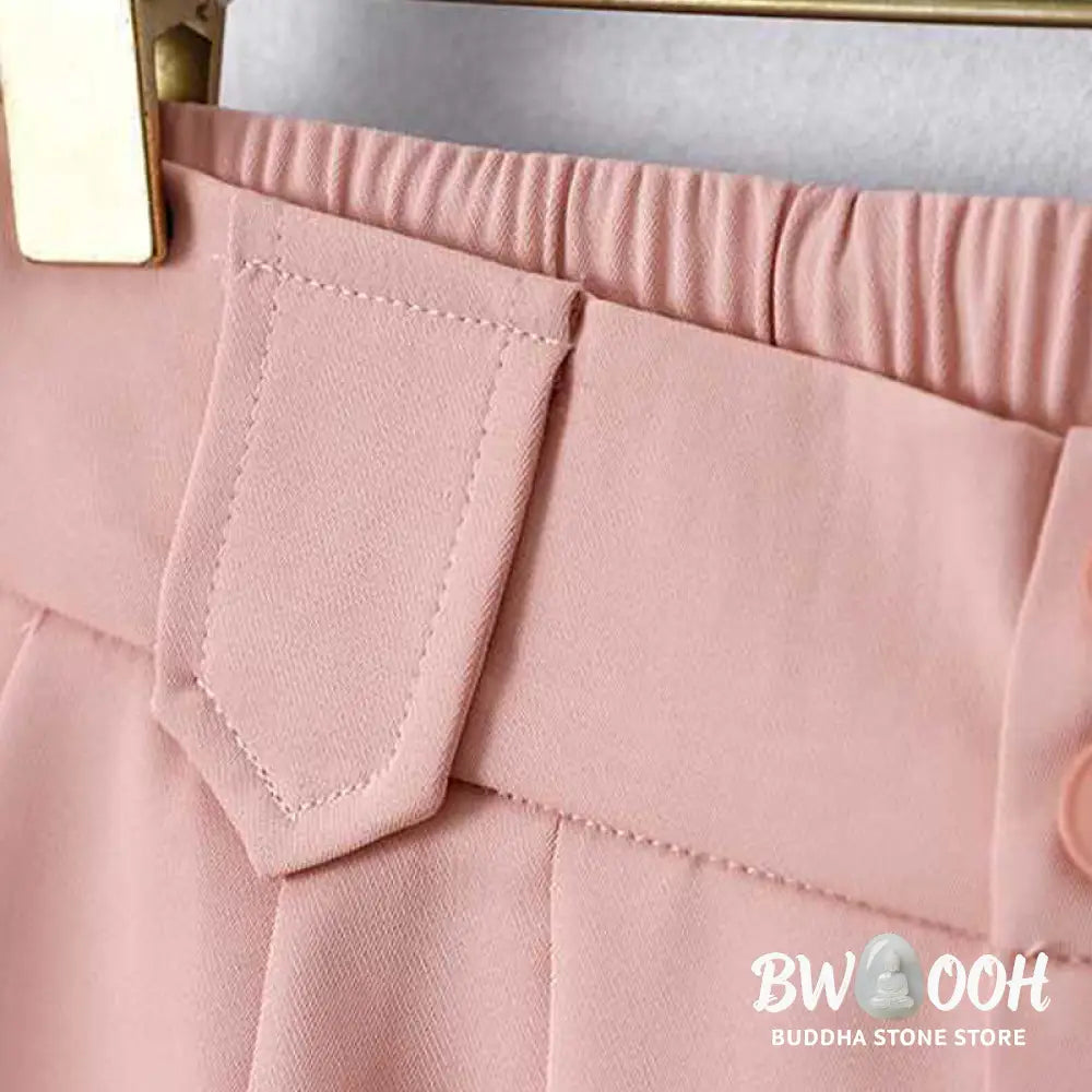 Buddha Stones Summer Casual Zipper Button Loose Plain Cotton Linen Women’s Shorts With Pockets - Women’s Shorts
