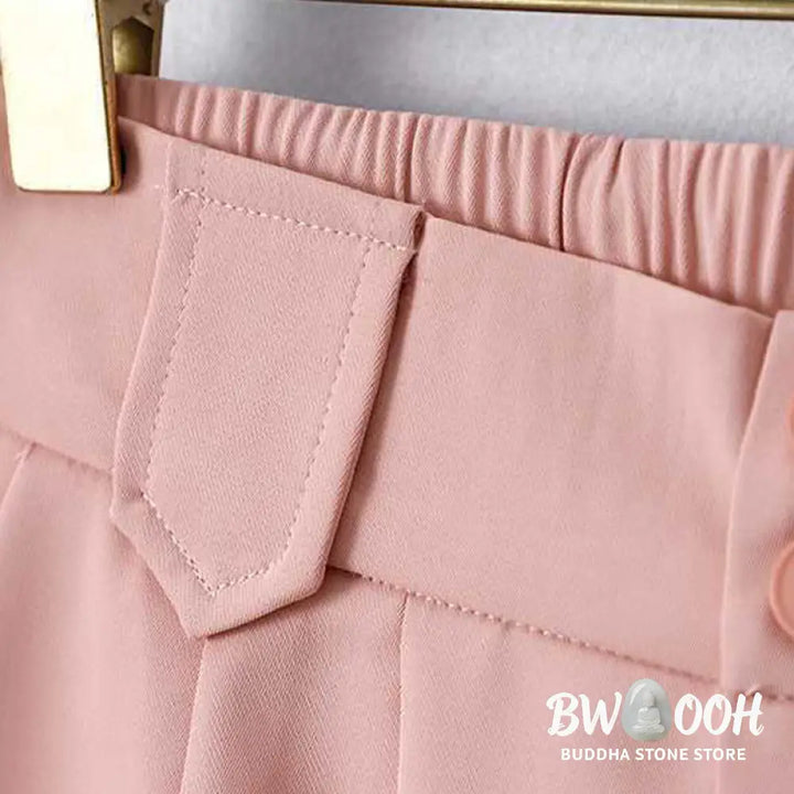Buddha Stones Summer Casual Zipper Button Loose Plain Cotton Linen Women’s Shorts With Pockets - Women’s Shorts