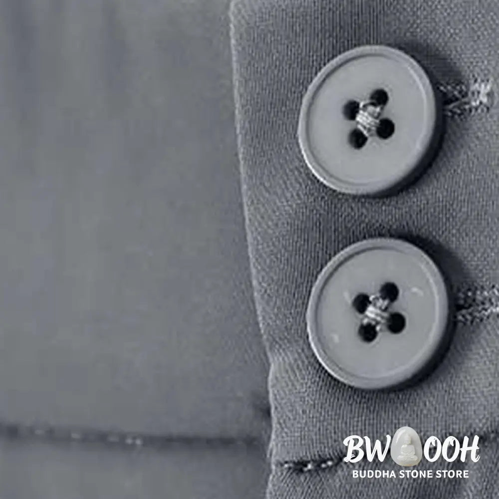 Buddha Stones Summer Casual Zipper Button Loose Plain Cotton Linen Women’s Shorts With Pockets - Women’s Shorts