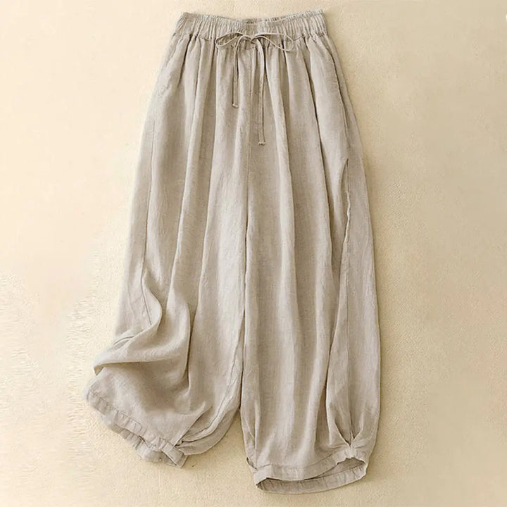 BWOOOH printed harem pants - Summer Elastic Waist Cotton Women&