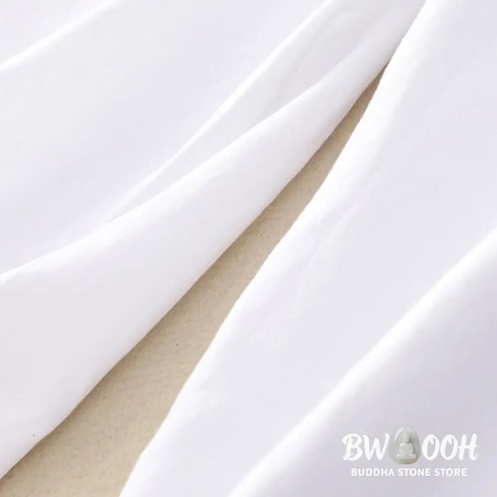 Buddha Stones Summer Plain Color 7-8 Length Cotton Linen Women’s Wide Leg Pants With Pockets Zipper - Women’s Wide Leg
