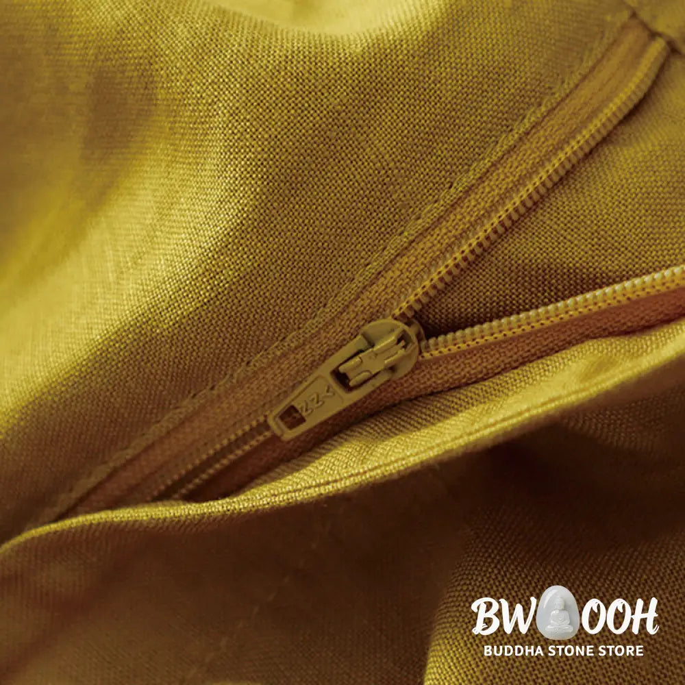 Buddha Stones Summer Plain Color 7-8 Length Cotton Linen Women’s Wide Leg Pants With Pockets Zipper - Women’s Wide Leg