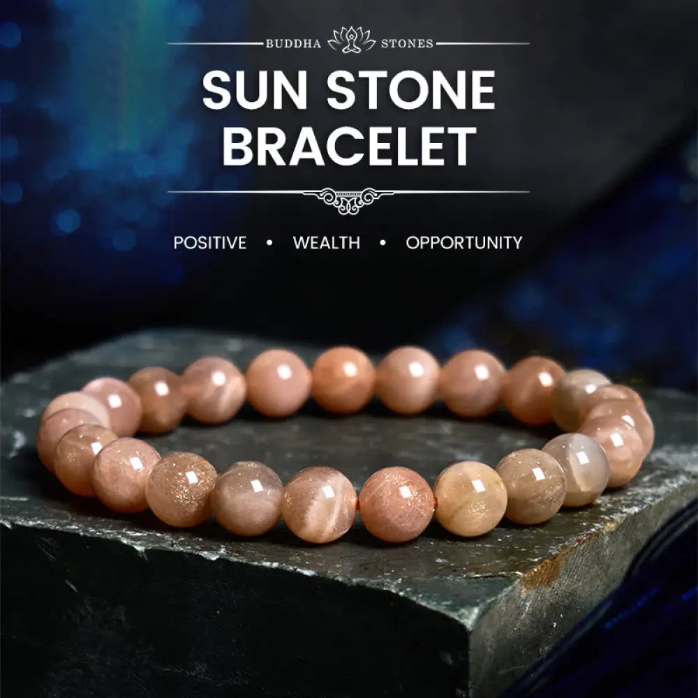 BWOOOH Sun Stone Positive Bracelet - BWOOOH - Sun Stone(Wrist Circumference: 14-16cm) - Bracelet